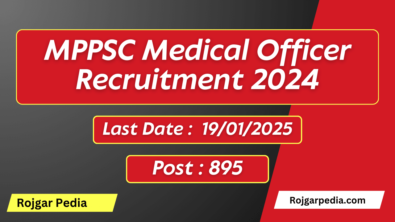 MPPSC Medical Officer Recruitment 2024