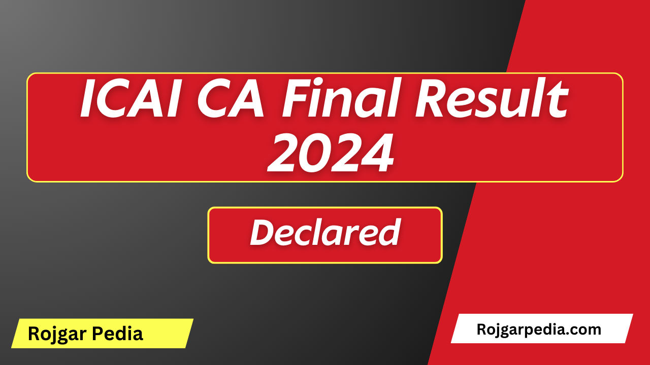 ICAI CA Final Result 2024