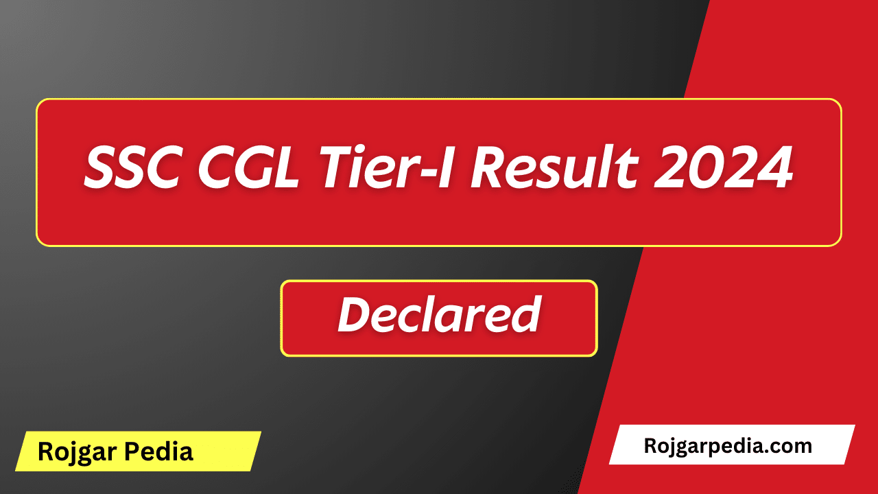 SSC CGL Tier-I Result 2024