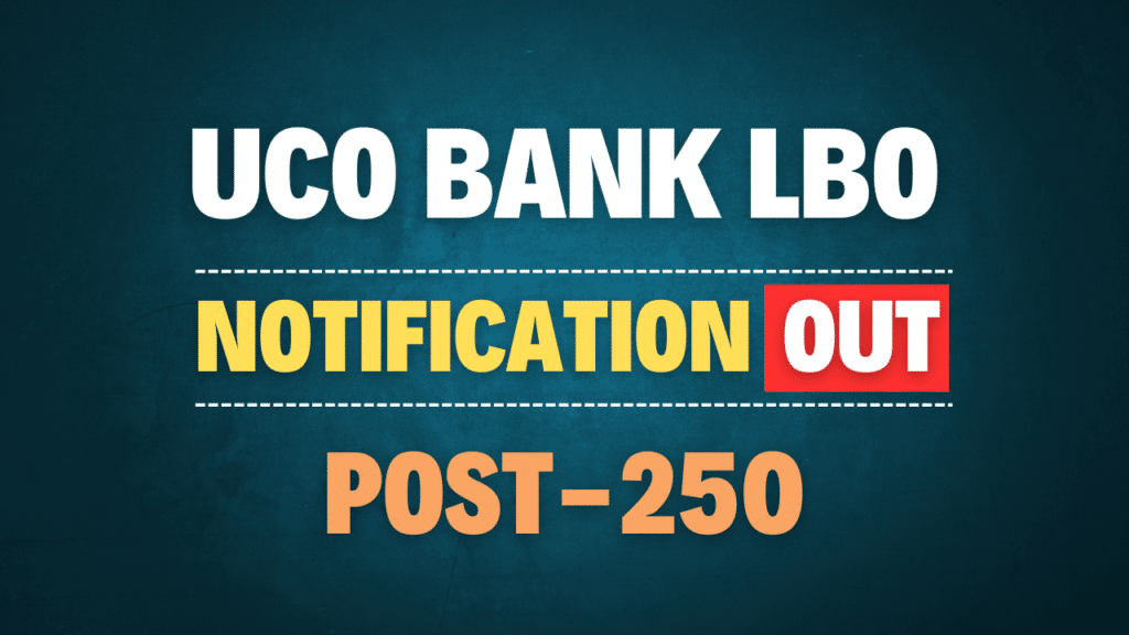 UCO Bank LBO Recruitment 2025