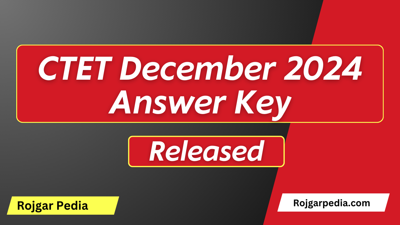 CTET December 2024 Answer Key