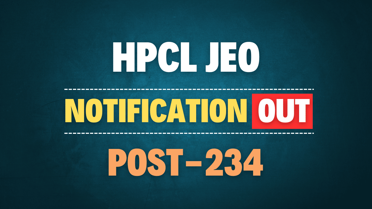 HPCL Junior Executive Officer Recruitment 2025