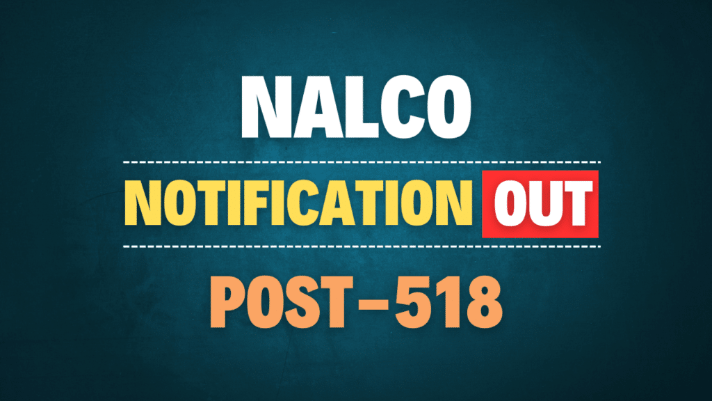 NALCO Non Executive Recruitment 2024