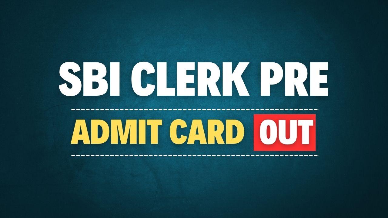 SBI Clerk (Junior Associate) 2024 Admit Card