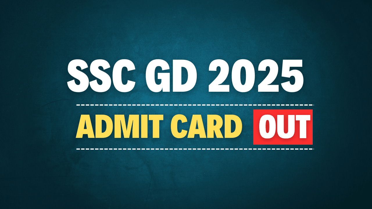 SSC GD Constable 2025 Admit Card