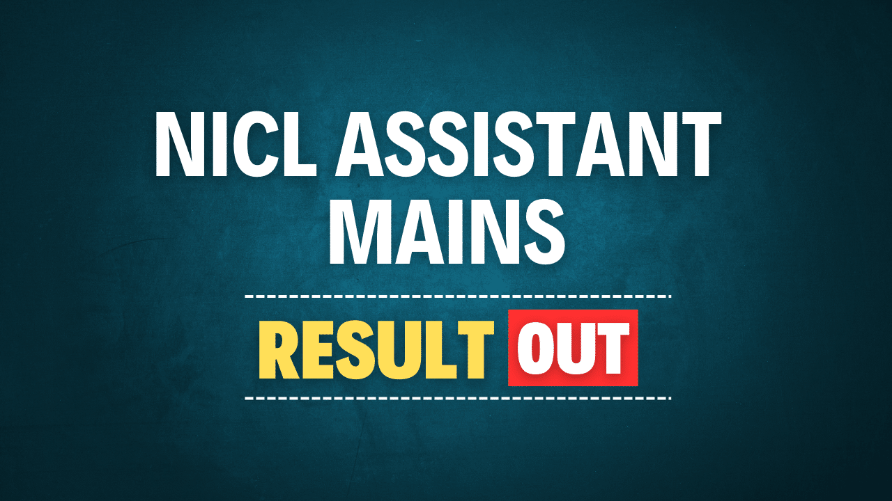 NICL Assistant Mains Result 2024
