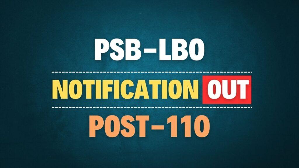 PSB Bank Local Bank Officer Recruitment 2025