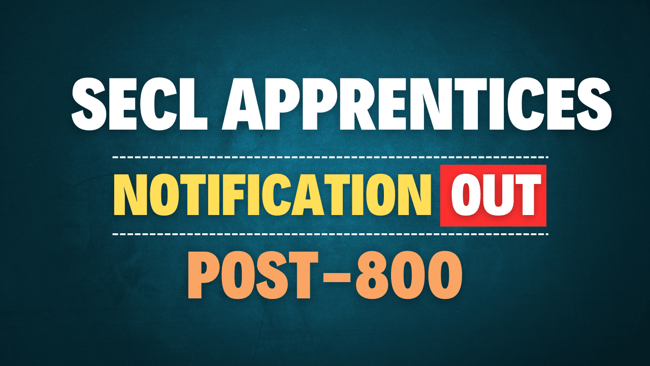 SECL Apprentice Recruitment 2025