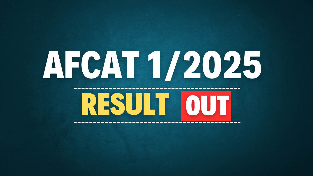 AFCAT 1/2025 Result