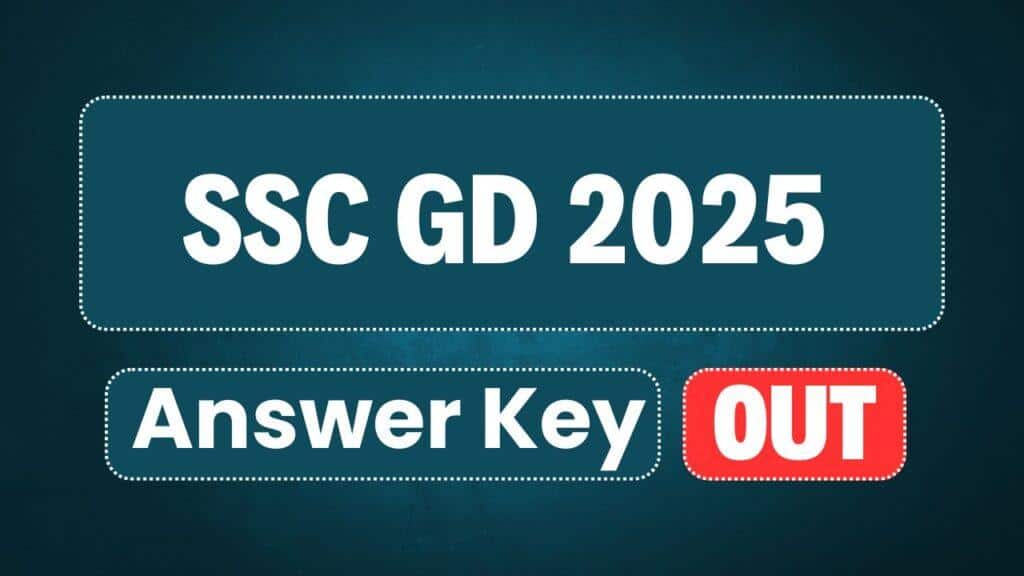 SSC GD Constable Answer Key 2025