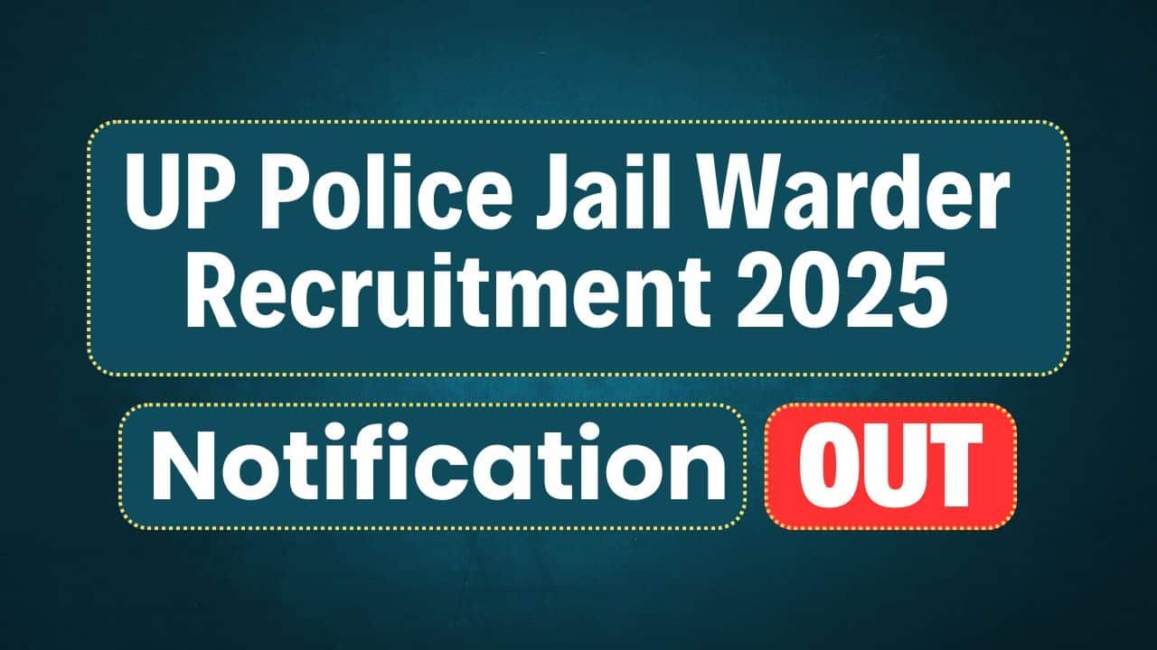 UP Police Jail Warder Recruitment 2025