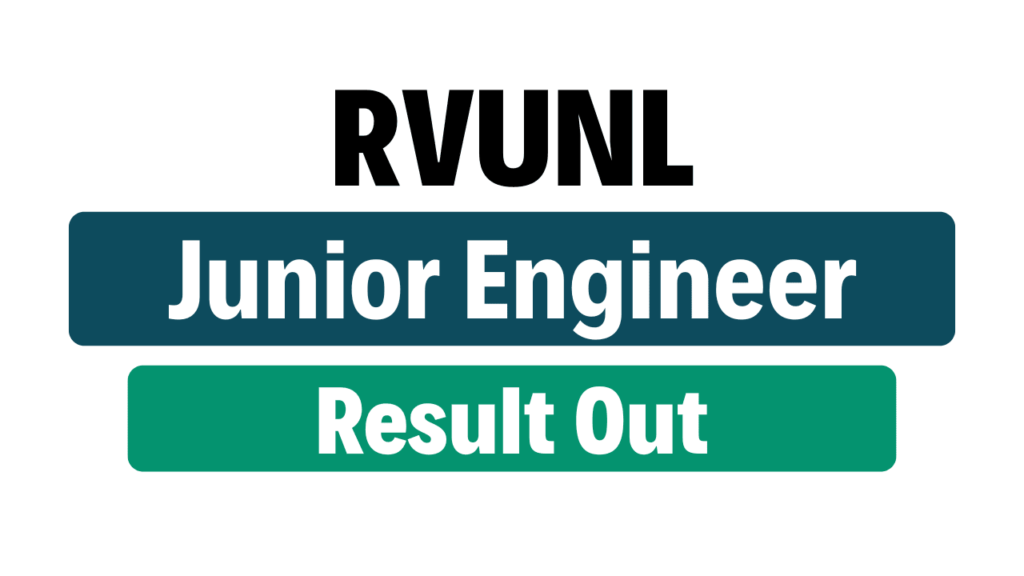 RVUNL JE Result 2025