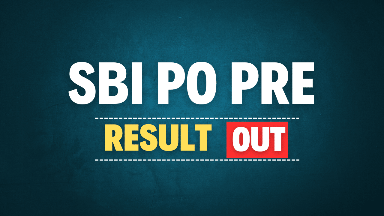 SBI PO Phase-I Result 2025