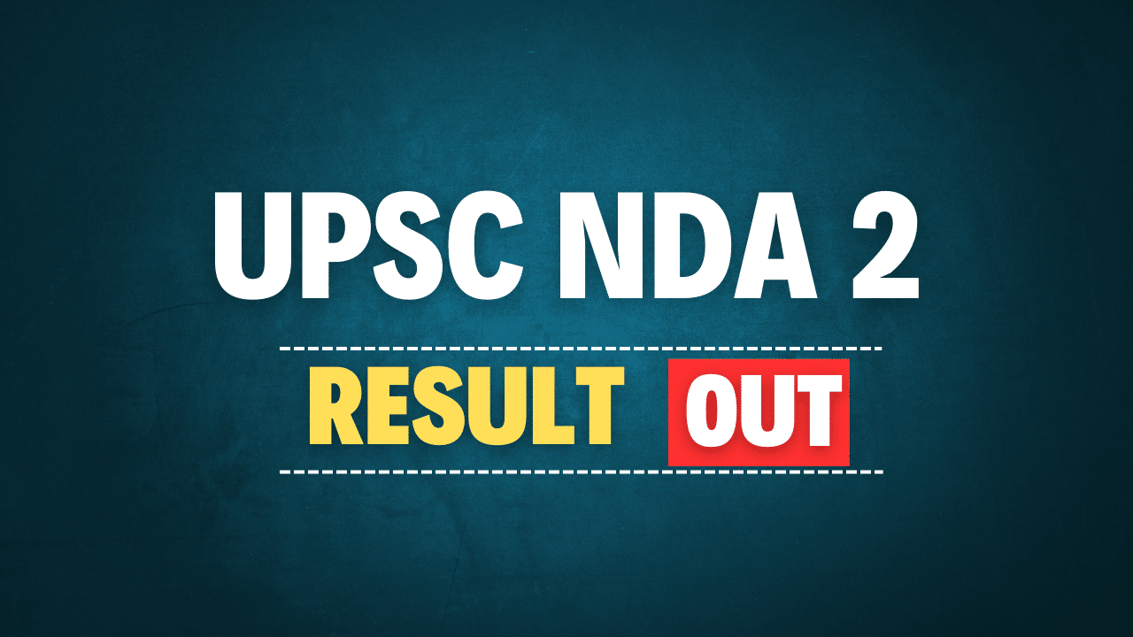 UPSC NDA 2 Final Result 2024