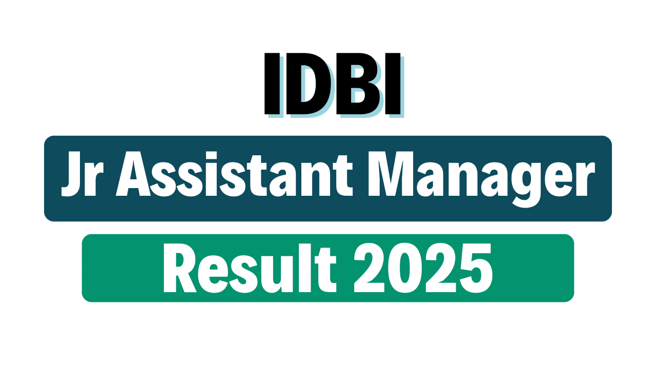 IDBI JAM Result 2025