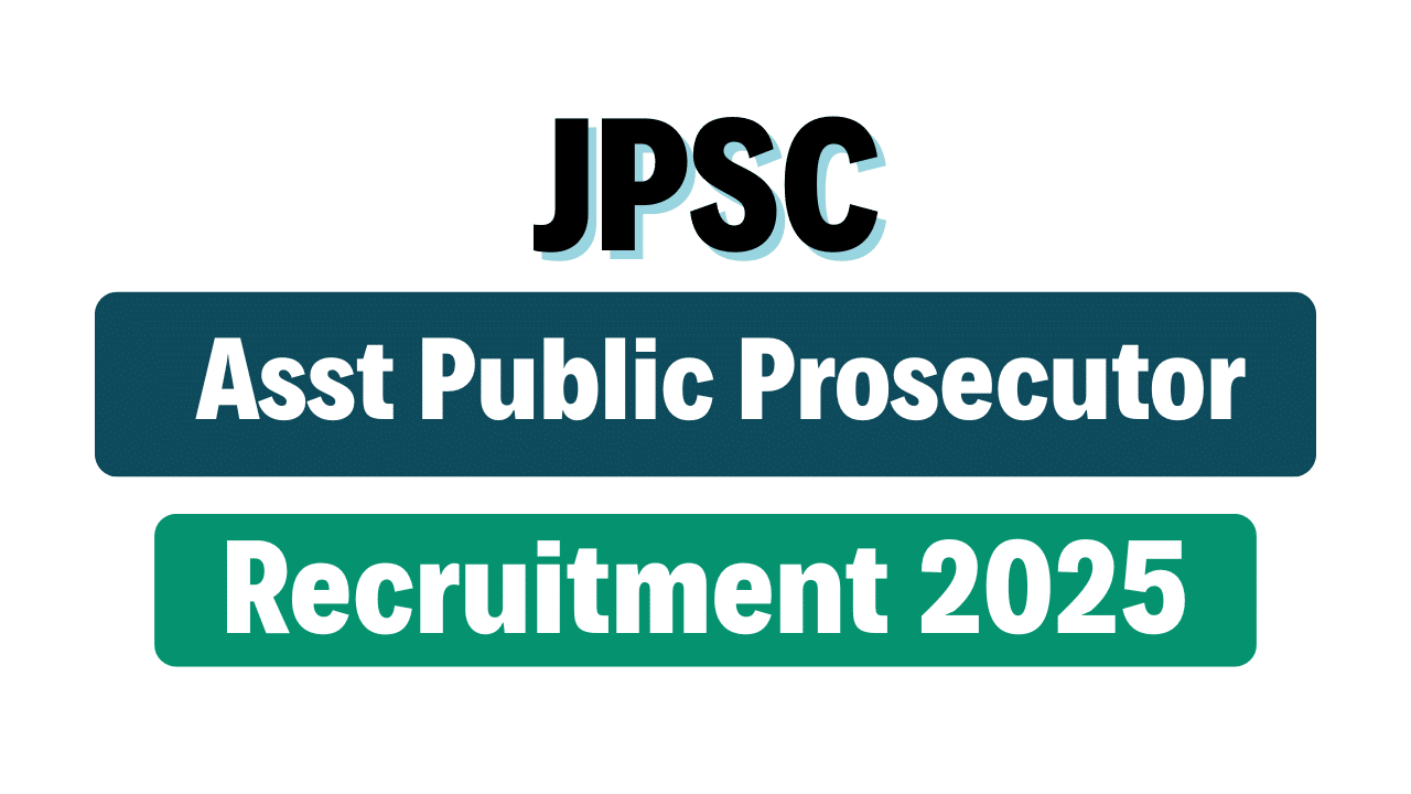 JPSC Assistant Public Prosecutor Recruitment 2025