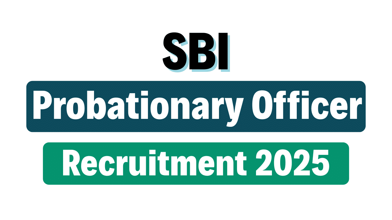 SBI PO Recruitment 2025