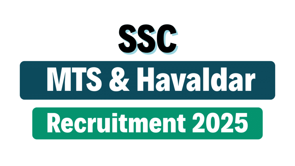 SSC MTS & Havaldar Recruitment 2025