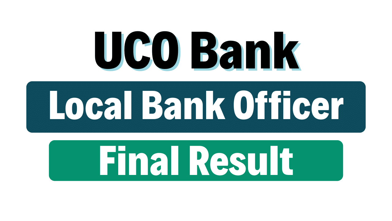 UCO Bank LBO Final Result 2025