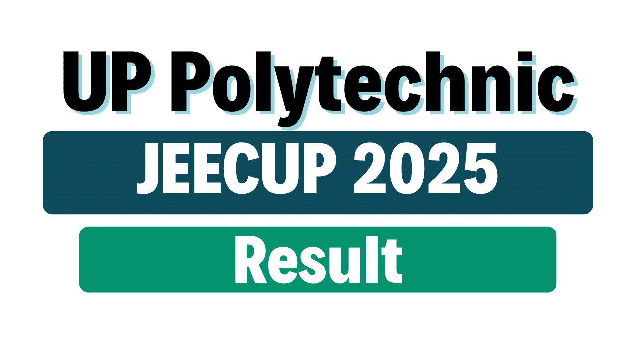 UP Polytechnic JEECUP 2025 Result