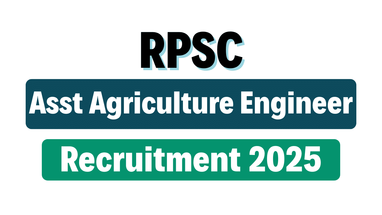 RPSC Assistant Agriculture Engineer