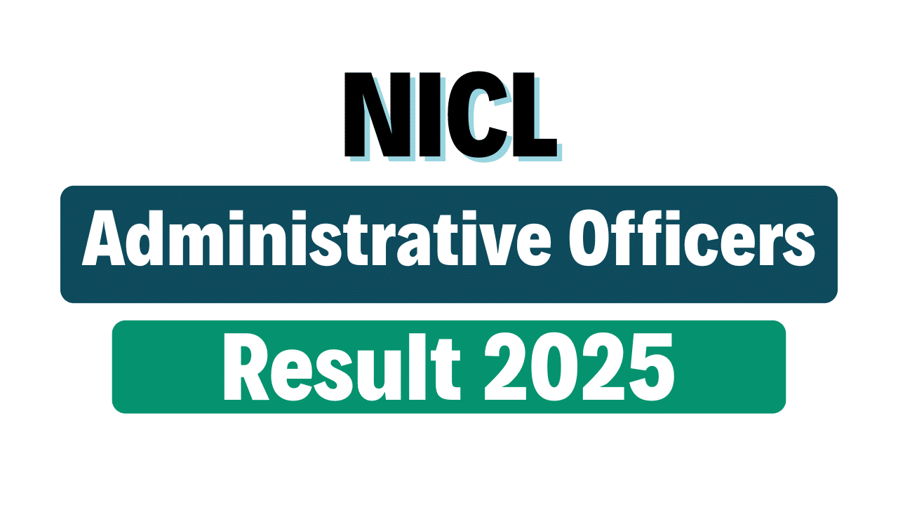 NICL AO Phase-l Result 2025