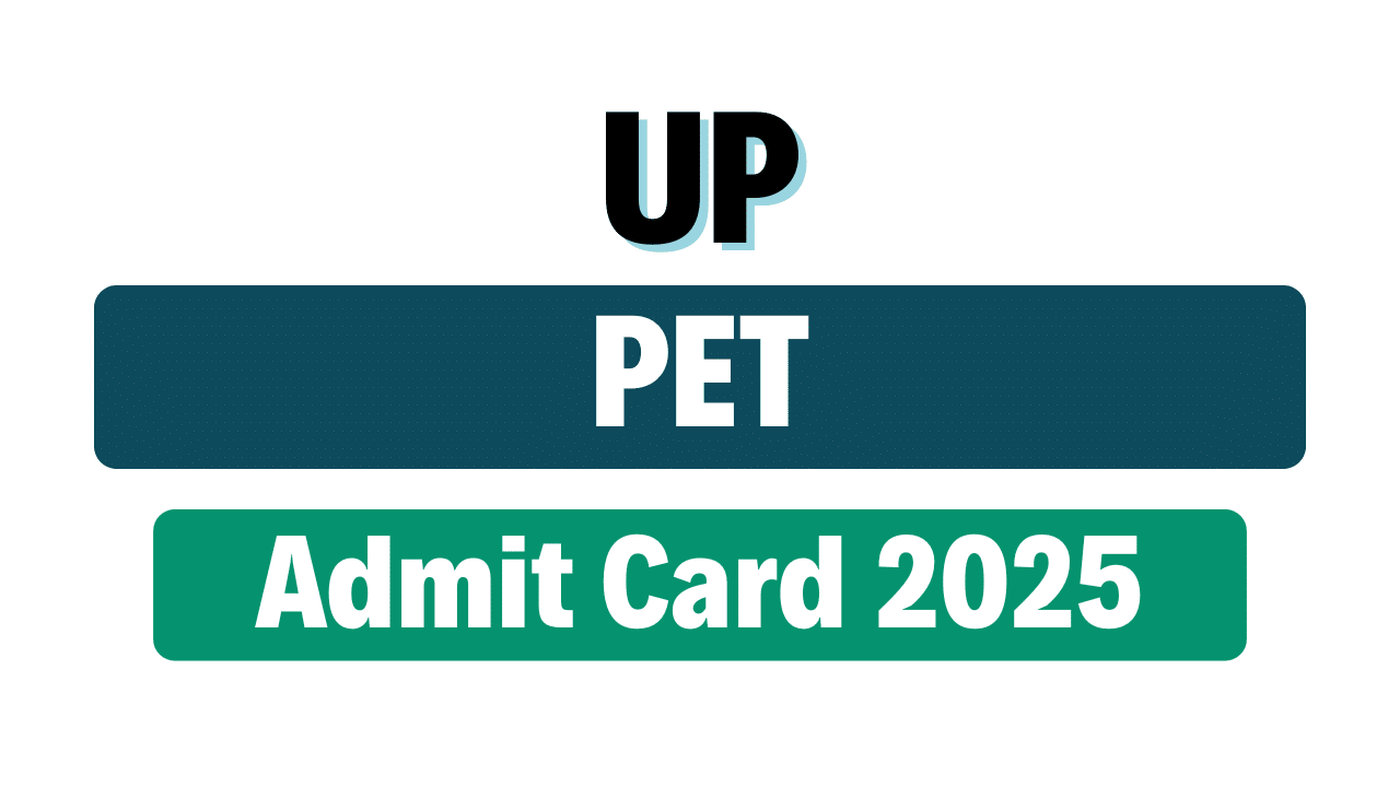 UPSSSC PET Admit Card 2025