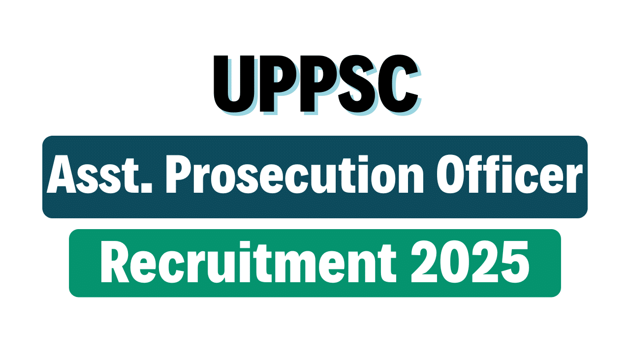 UPPSC Assistant Prosecution Officer Online Form 2025