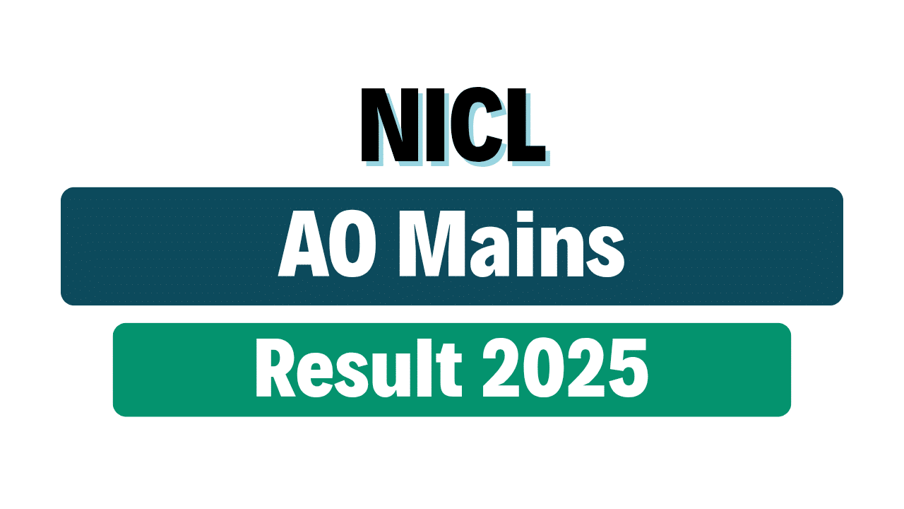 NICL AO Mains Result 2025