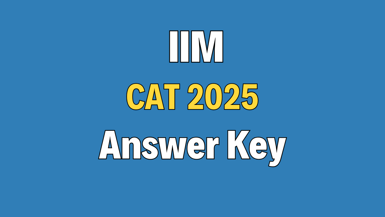 IIM CAT 2025 Answer Key
