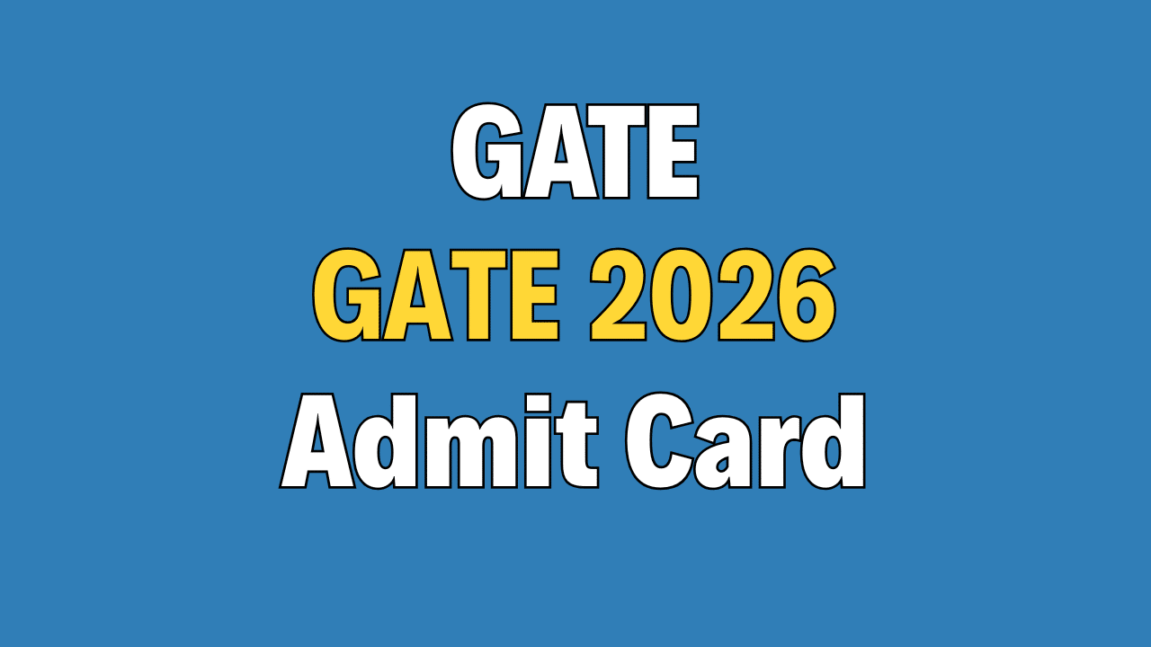 GATE 2026 Admit Card