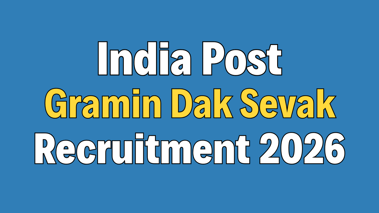 India Post GDS Recruitment 2026