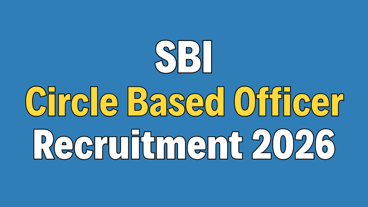 SBI CBO Recruitment 2026