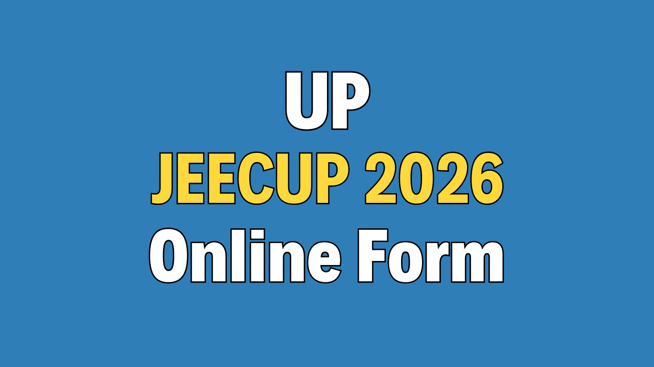 UP Polytechnic JEECUP 2026 Online Form