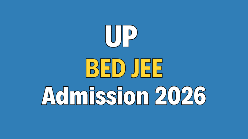 UP BED Admission 2026