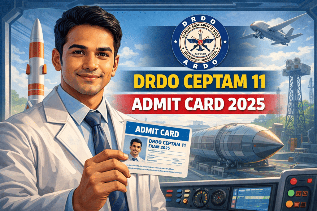 DRDO CEPTAM 11 Admit Card 2025