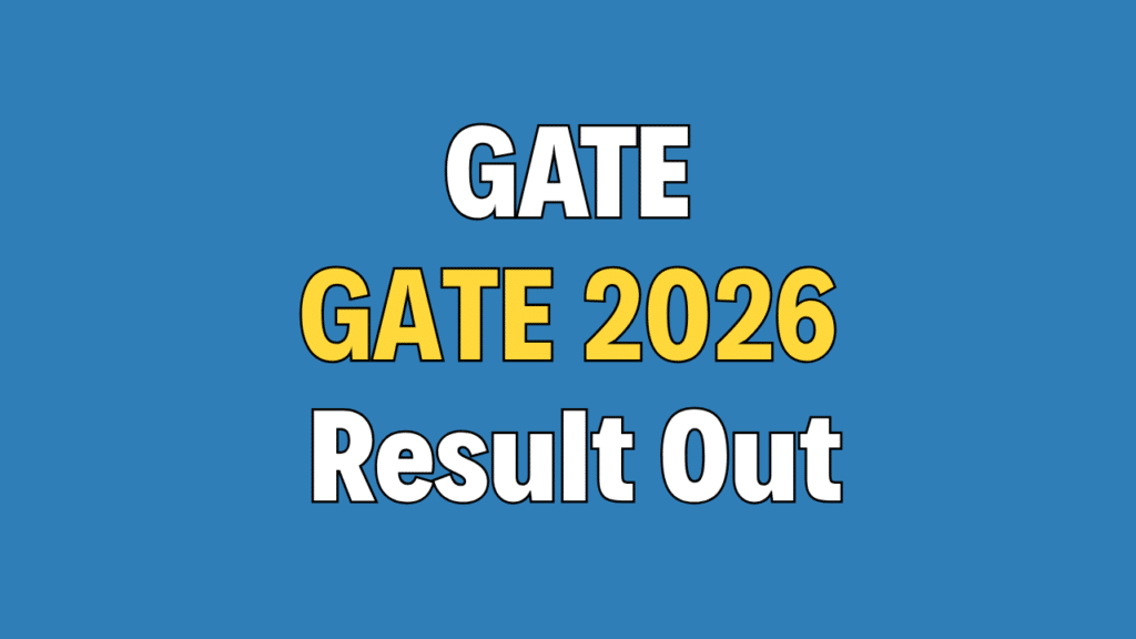 GATE 2026 Result