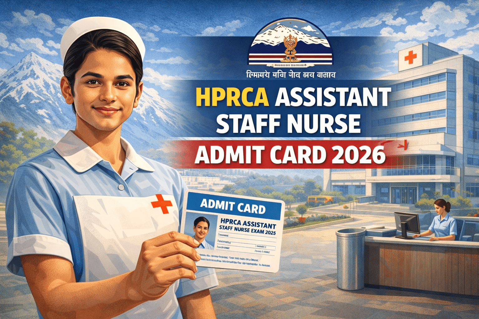 HPRCA Assistant Staff Nurse Admit Card 2026