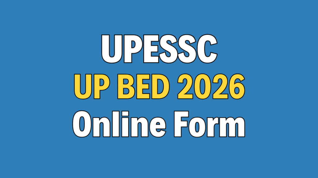 UP TET (Teacher Eligibility Test) Online Form 2026