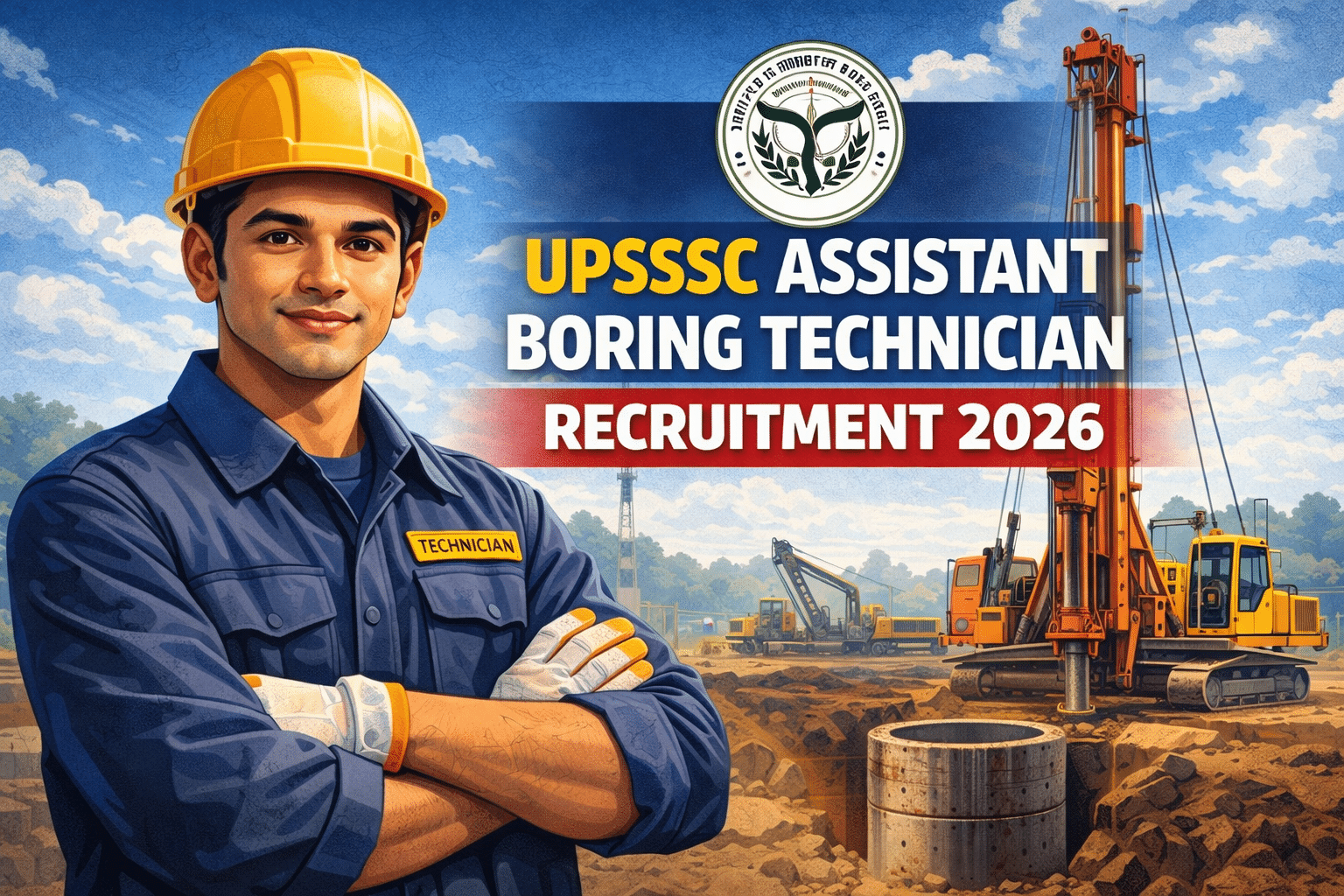 UPSSSC Assistant Boring Technician Recruitment 2026