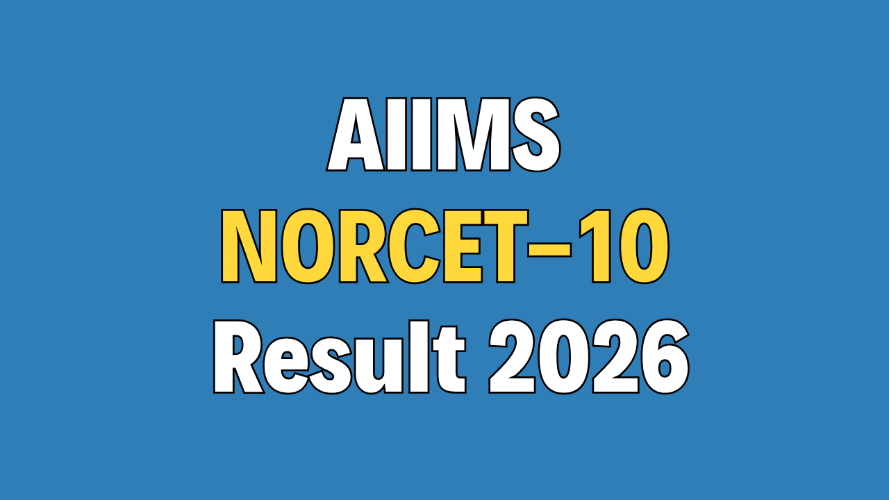 AIIMS NORCET 10 Stage-I Result 2026