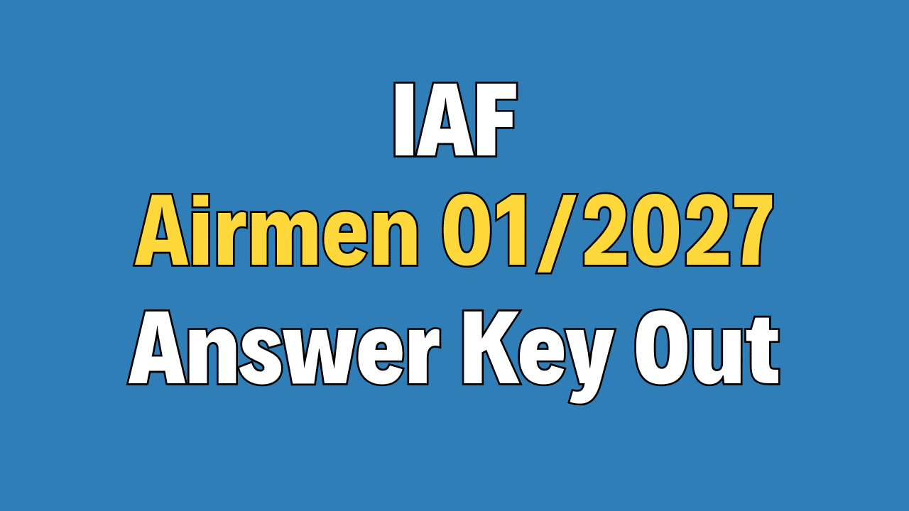 Air Force Airmen Intake 01/2027 Answer Key