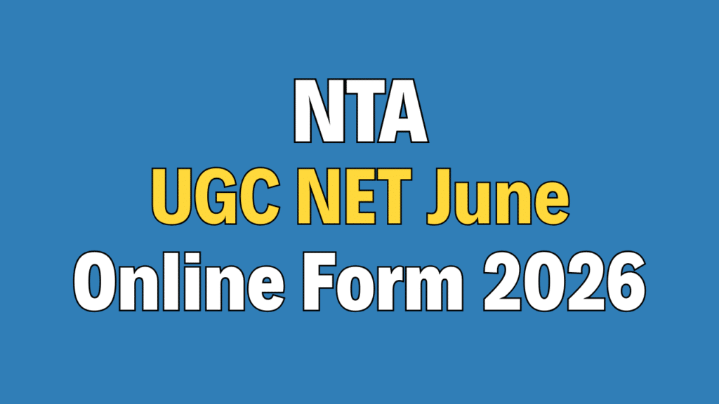 NTA UGC NET June 2026