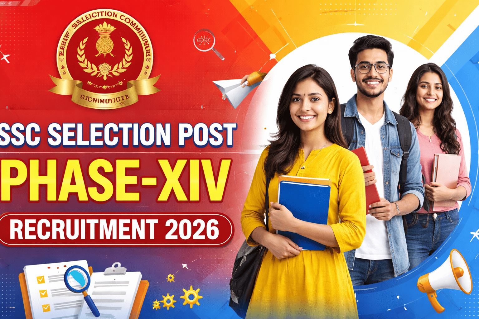 SSC Selection Post Phase-XIV Recruitment 2026