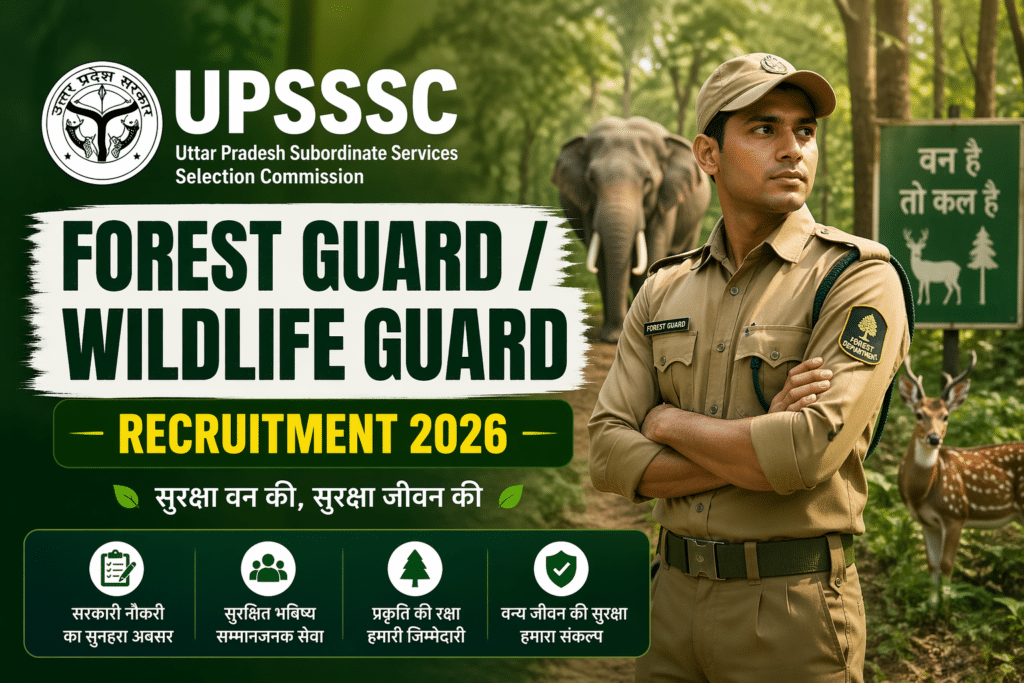 UPSSSC Forest Guard Recruitment 2026