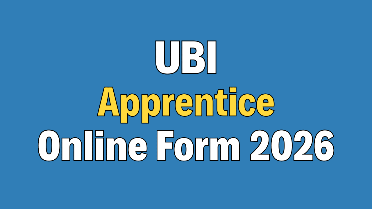 Union Bank of India Apprentice Recruitment 2026