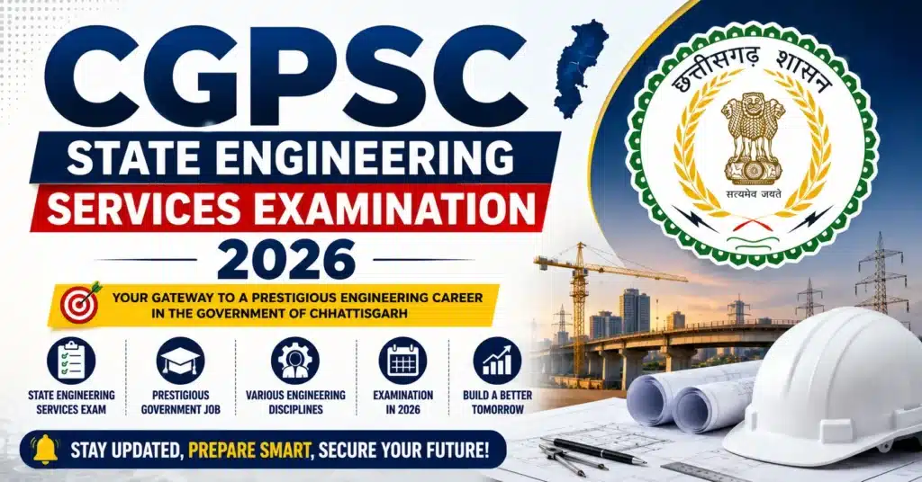 CGPSC State Engineering Services Recruitment 2026