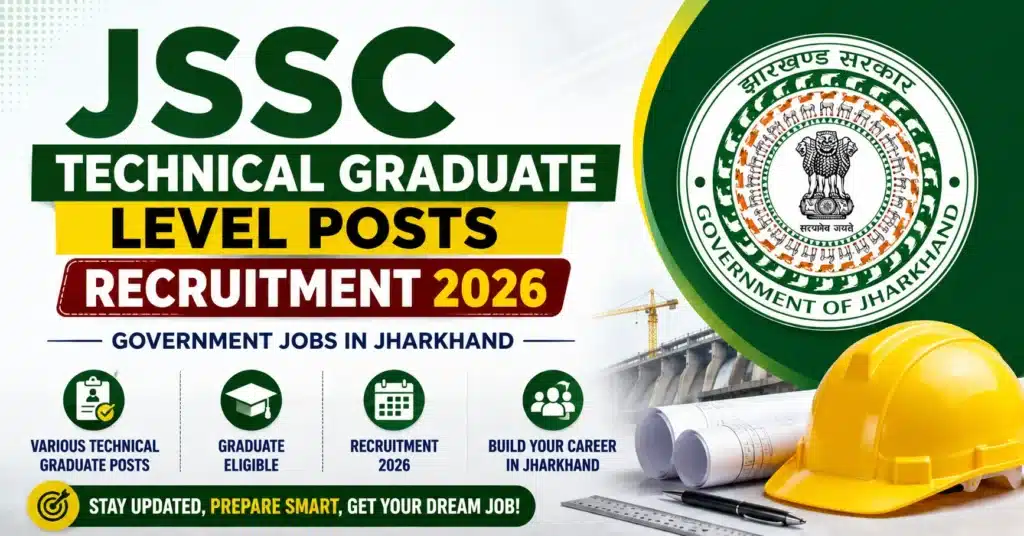 JSSC Technical Graduate Level Posts Recruitment 2026