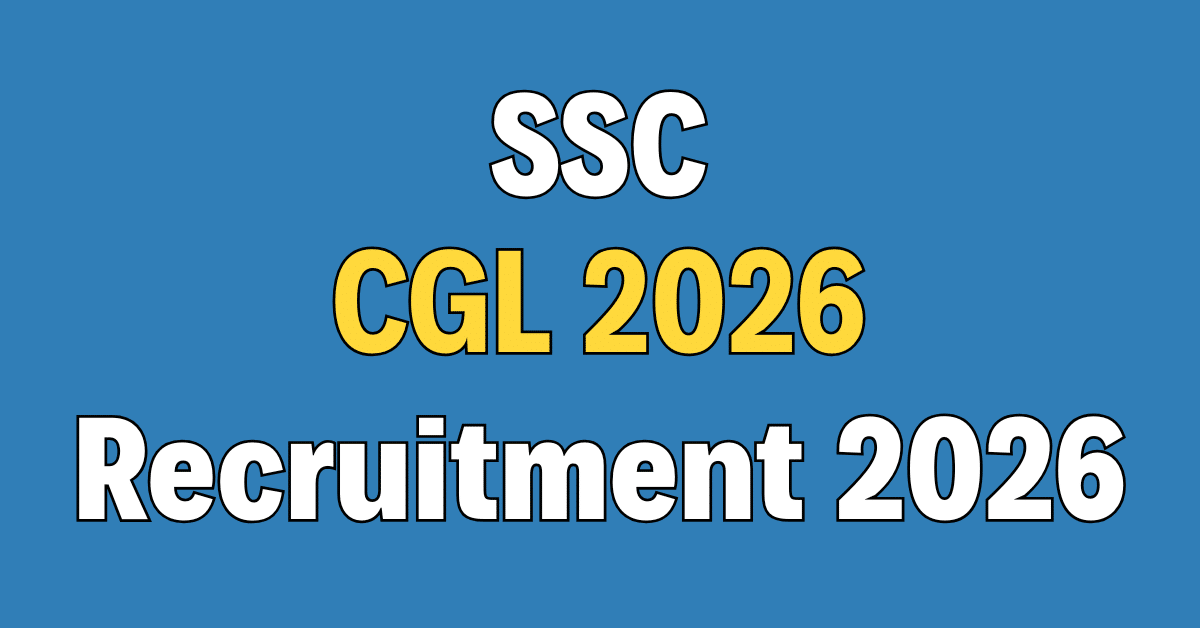 SSC CGL Combined Graduate Level Online Form 2026