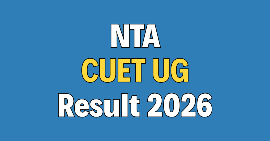 NTA CUET UG 2026 Result / Score Card